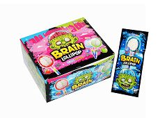 ŚWIECĄCE LIZAKI MÓZGI • BRAIN LOLLIPOP - 30 SZTUK