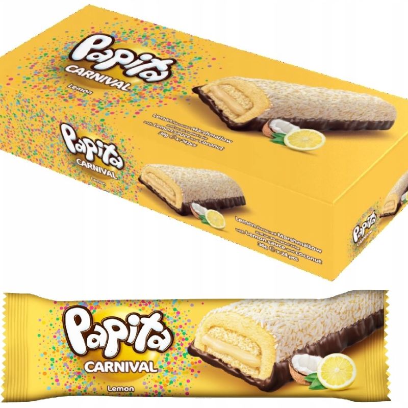 BATON PAPITA CARNIVAL CYTRYNOWY 36G x 12SZT