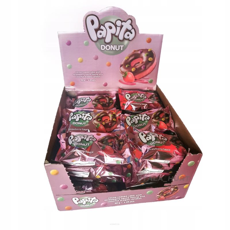 PAPITA DONUT TRUSKAWKA 40G X 24SZT