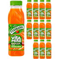 TYMBARK VITAMINI - BRZOSKWINIA • MARCHEW • JABŁKO - 12 SZTUK