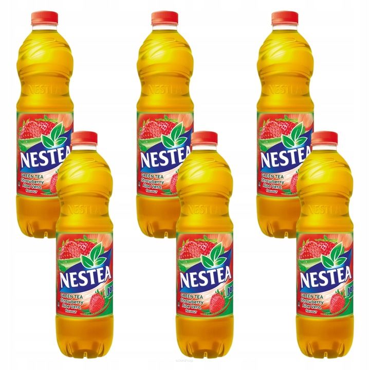 NESTEA  ICE TEA TRUSKAWKA  ALOES 0,5 L - 12 SZTUK PET