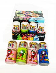 KWAŚNY PŁYN W SZTYFCIE • MINI ROLLY CANDY - 20 SZTUK