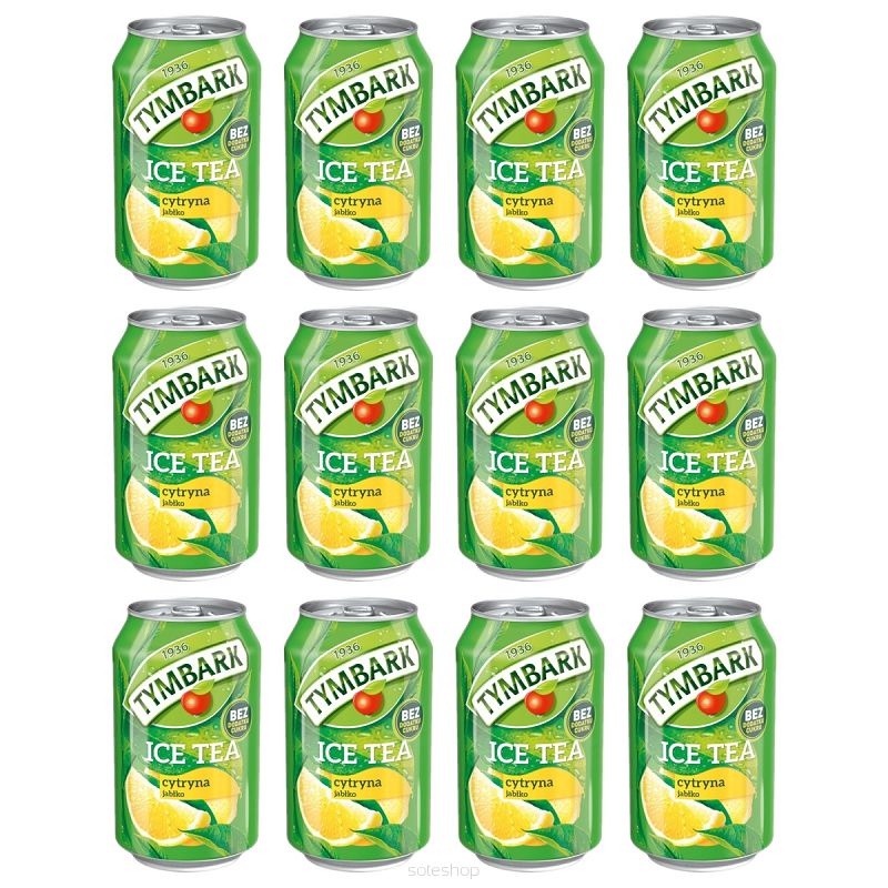 TYMBARK ICE TEA O SMAKU CYTRYNY - 12 SZTUK