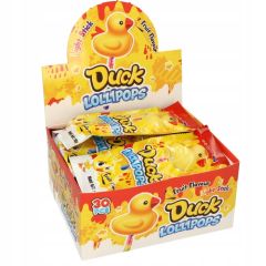LIZAKI DUCK LOLLIPOPS WITH LIGHT 30SZT X 10G