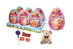 JAJKA MISIÓW • TEDDY SURPRISE EGG - 6 SZTUK